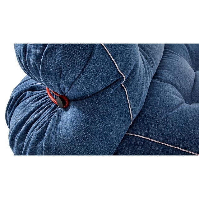 Limited Edition Soriana Denim Chair by Afra & Tobia Scarpa for Cassina For Sale - Image 15 of 18