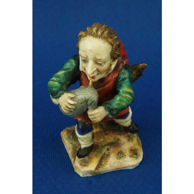 19th Century Porcelain Figurine of Caramogi from Ginori Doccia, Italy For Sale - Image 10 of 18