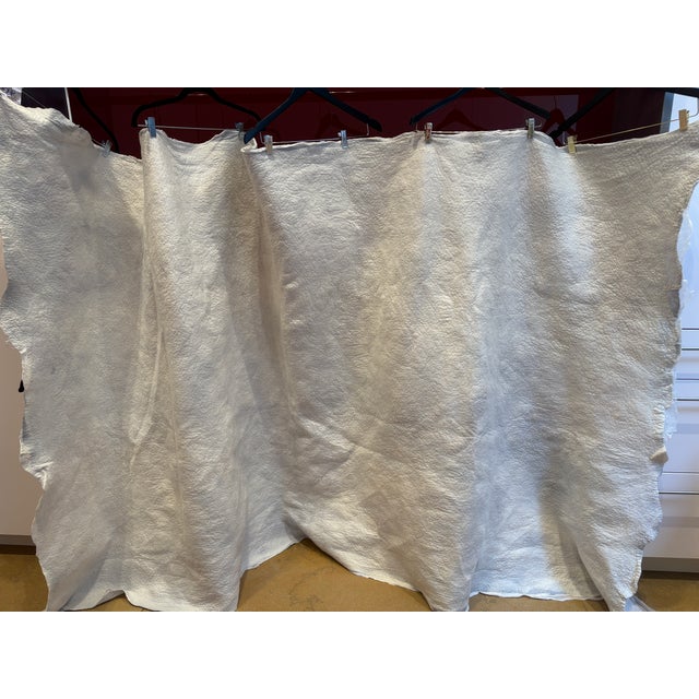 Textile Claudy Jongstra Wool/Silk Blanket For Sale - Image 7 of 13