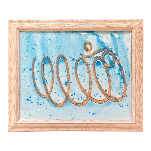 Matthew Izzo Framed Abstract Painting - Acrylic Paint on Canvas (2021) For Sale