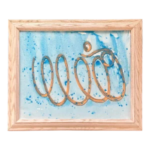 Matthew Izzo Framed Abstract Painting - Acrylic Paint on Canvas (2021)