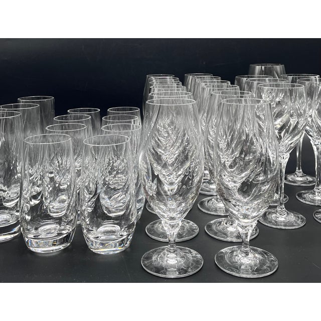 Timeless Elegance in Lead Crystal This exceptionally comprehensive set from the renowned Nachtmann manufactory's coveted...