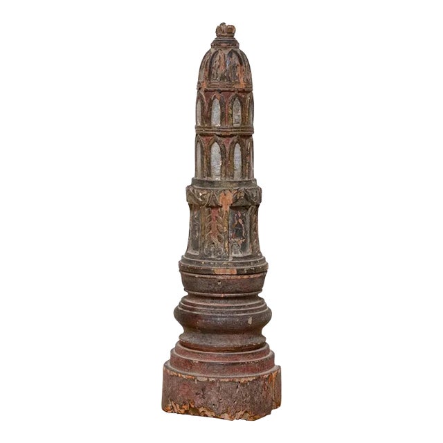 18th Century Carved Burmese Stupa For Sale