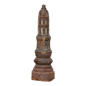 18th Century Carved Burmese Stupa