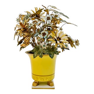Gorham’s Fleurs Des Siècles Yellow Urn by Jane Hutcheson For Sale