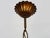 Vintage Wheat Ear Chandelier in Gilt Metal from Masca, 1970s For Sale - Image 9 of 10