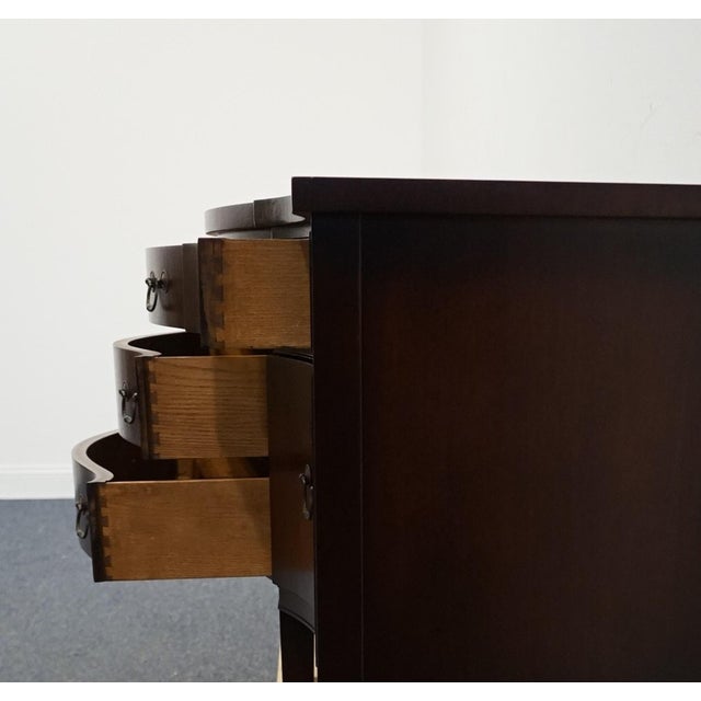 Brown Johnson Furniture Co. Grand Rapids, MI Mahogany Traditional Duncan Phyfe Style 68" Sideboard Buffet 2110 For Sale - Image 8 of 12