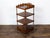 19th Century English 19th Century Walnut Barley Twist Tiered Shelf on Casters with Drawer For Sale - Image 5 of 12