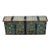 Swedish 19th Century Painted Pine Marriage Trunk For Sale