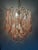 Glass Murano Glass "Spider" Sputnik Chandelier in Pink and White For Sale - Image 7 of 8