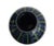 Murano Glass Vase in Black with Green and Blue Lines, Italy, 1970s For Sale - Image 4 of 5