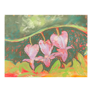 1990s Susan Glendenning Floral Pastel