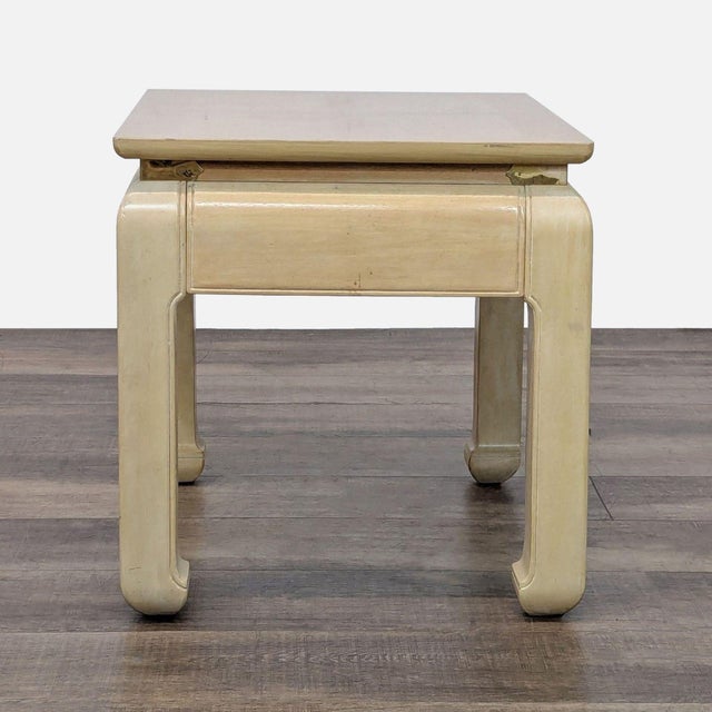 1990s Vintage Bernhardt Ming Style End Table With Drawer For Sale In San Francisco - Image 6 of 11