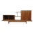 Mid 20th Century Asymmetrical Brazilian Modern Cabinet Attributed to Giuseppe Scapinelli For Sale