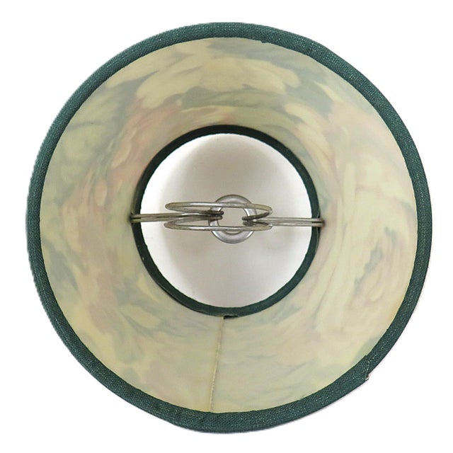 Textile Set of 8 Clip-on Lamp Chandelier Shades Roses Floral Flowers Sconces & Matching Chain Slip Cover For Sale - Image 7 of 9