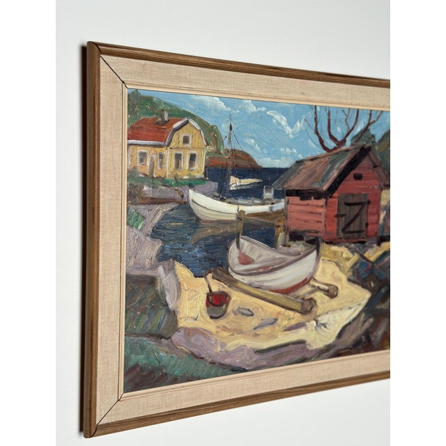 Nils Öberg, Autumn, Offerdalsfjällen Jämtland, 1960s, Oil on Canvas, Framed For Sale - Image 11 of 12