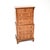 Antique Georgian Yew Wood Chest on Chest of Drawers, 1930 For Sale - Image 9 of 9