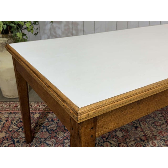 Vintage English Farmhouse Table, 1930s For Sale - Image 6 of 11