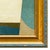 2020s Contemporary Abstract Color-Block Oil Painting in Vintage Frame For Sale - Image 5 of 6