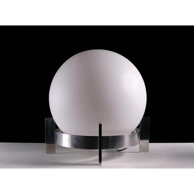 1970s Large Globe Floor Lamp from Peill & Putzler, Germany, 1970s For Sale - Image 5 of 9