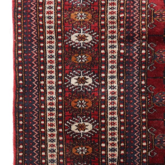 Wool Bukhara Rug, Pakistan For Sale - Image 5 of 7