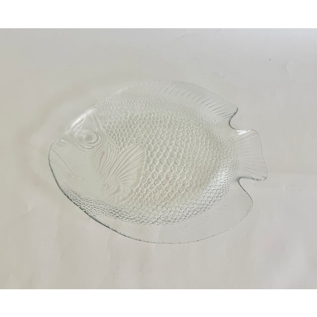 French Vintage French Poisson Fish Shaped Platters and Plates - Set of 14 For Sale - Image 3 of 6