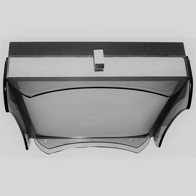 ManufacturerL Veca Dims.: 11.5" square x 4.5"H This mid-century wall light was designed and manufactured in Italy, by...
