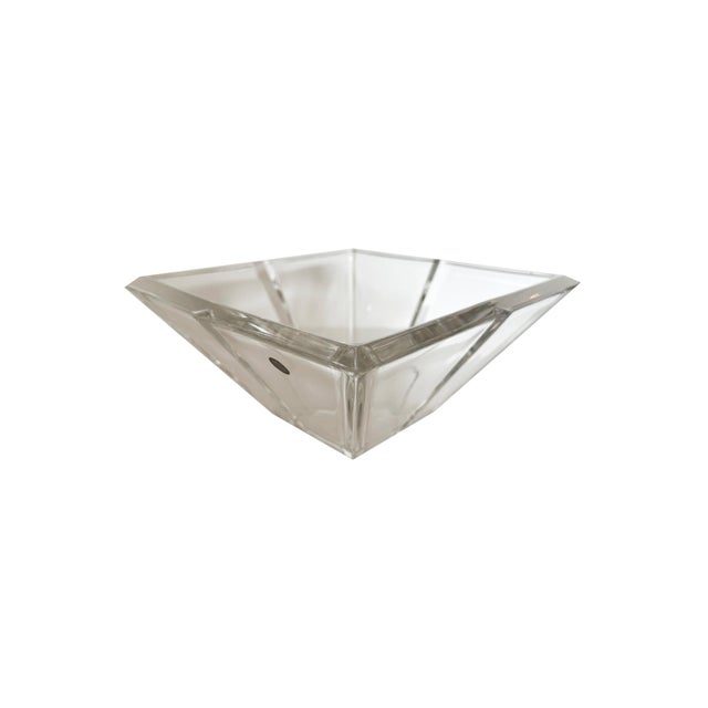 This classic vintage Rosenthal crystal centerpiece Bowl has a beveled edge and tapered base. It would look great on a...