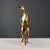 Metal Modern Prancing Horse Sculpture in Gilded Bronze, 1970s For Sale - Image 7 of 8