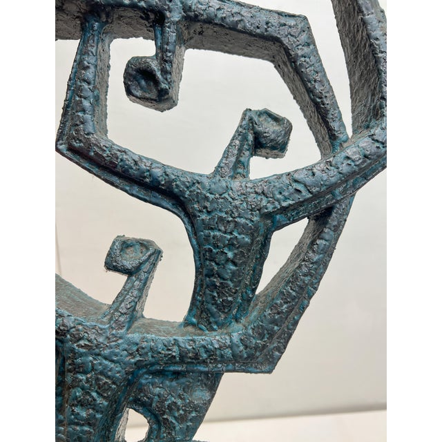 Mid-Century Modern Ceramic Wall Sculpture by Joop Puntman for Ahma, 1950s-1960s For Sale - Image 3 of 14