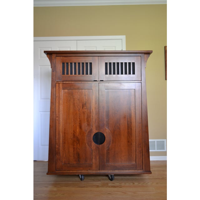 Ethan Allen American Impressions Entertainment Armoire Chairish