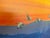 Large Contemporary Oil Painting Cranes Over Sunset 48x48” For Sale - Image 9 of 17