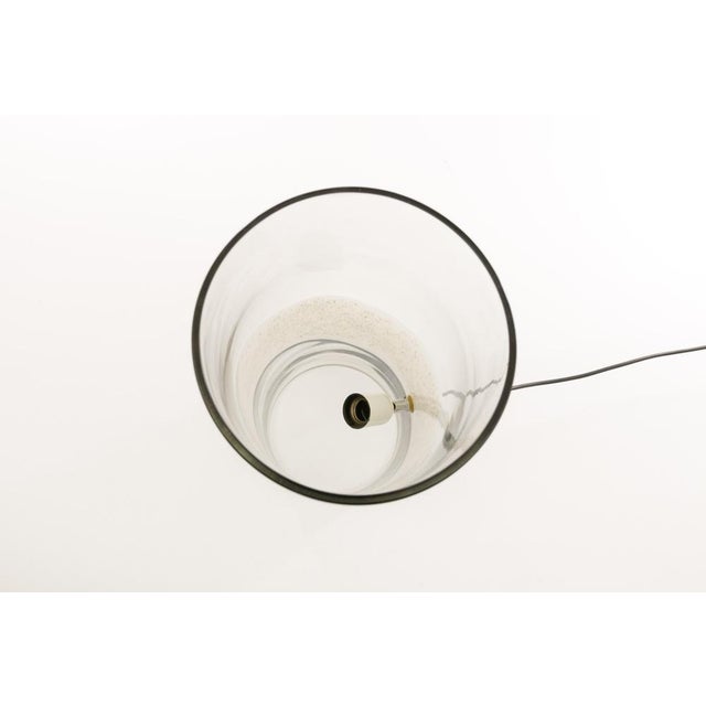 Gold Italian Handblown Glass Table or Floor Lamp, 1970s For Sale - Image 8 of 10