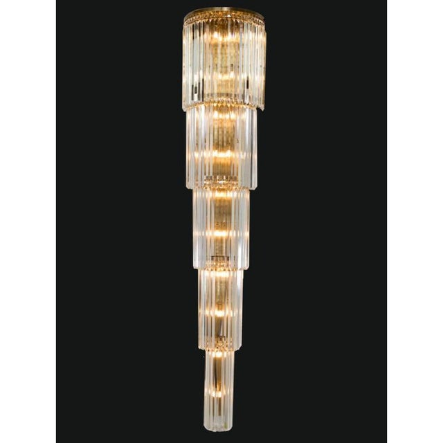 Imperial Chandelier in Metal and Crystal by Jago For Sale - Image 6 of 7
