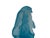 1990s 6.5" Light Blue Frosted Crystal Glass Bodhisattva Guanyin Figure For Sale - Image 5 of 11
