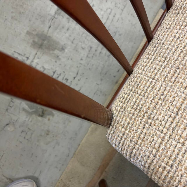 Greaves & Thomas Vintage Dining Chairs Newly Upholstered - Set of 6 For Sale - Image 11 of 13