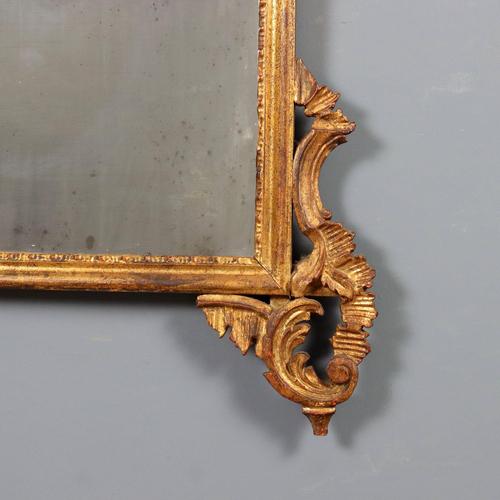 Gold Baroque Carved and Gilded Mirror For Sale - Image 8 of 12