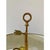French Provincial Mid 20th Century French Bouillotte Lamp With Black Tole Shade and Dolphin Motif Base For Sale - Image 3 of 12