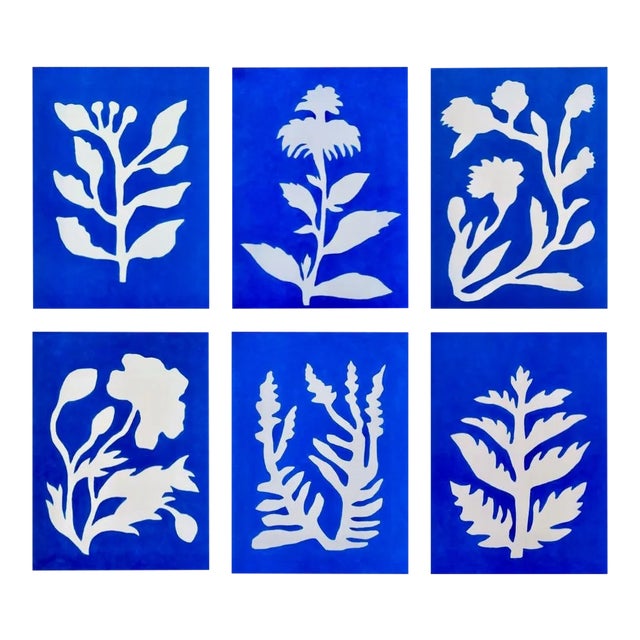 Sunprints Signed and Embossed Giclees by Neicy Frey - Set of 6 For Sale