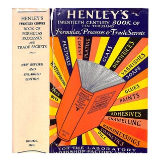 "Henley's Twentieth Century Book of Formulas, Processes & Trade Secrets" Hiscox, Gardner D., m.e. For Sale
