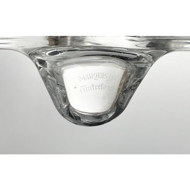 2000 - 2009 Waterford (Marquis) “Sweet Memories” Crystal Double Heart Mini Picture Frame For Sale - Image 5 of 5