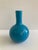 1950s Ming Style Turquoise Small Porcelain Vase Mid Century For Sale - Image 5 of 8