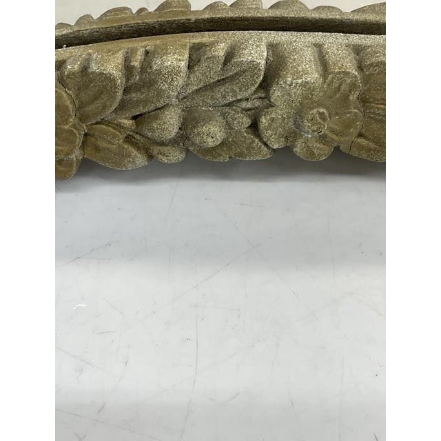 Early 20th Century Antique Gilt Wall Mirror, Rococo Bow Crest, Ornate Gold Frame For Sale - Image 5 of 8