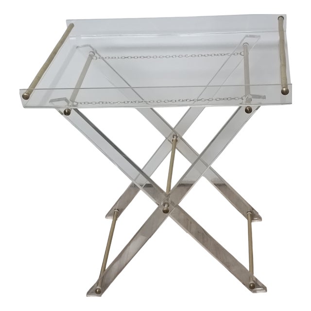 Folding Side Table, Italy, 1970s For Sale