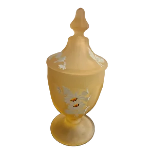 1970s Westmoreland Daisy Pattern Candy Jar