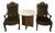 Pair of French Louis IV Imported Carved Accent Chairs For Sale