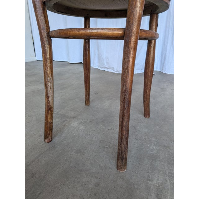 Vintage Carved Bentwood Dining Chair in the style of Thonet Style, 1960s For Sale - Image 14 of 18