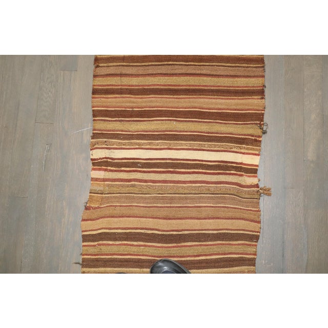 Late 19th Century 19th Century Zabihi Collection Tribal Caucasian Kilim Textile Rug - 1'8" x 7'7" For Sale - Image 5 of 11