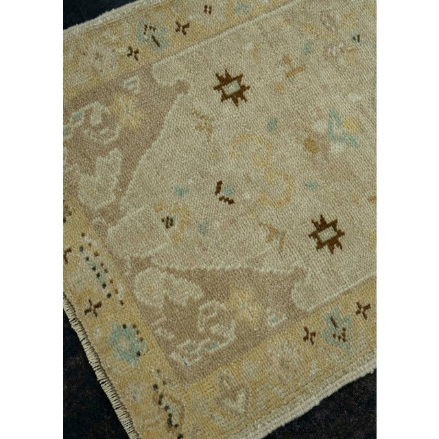 Turkish Turkish Mini Rug Oriental Hand Knotted Vintage Rug 1'7" x 2'10" #16461 For Sale - Image 3 of 8