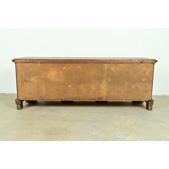 Antique Danish Renaissance Revival Carved Oak Sideboard or Bar Cabinet, Circa 1890s For Sale - Image 12 of 13
